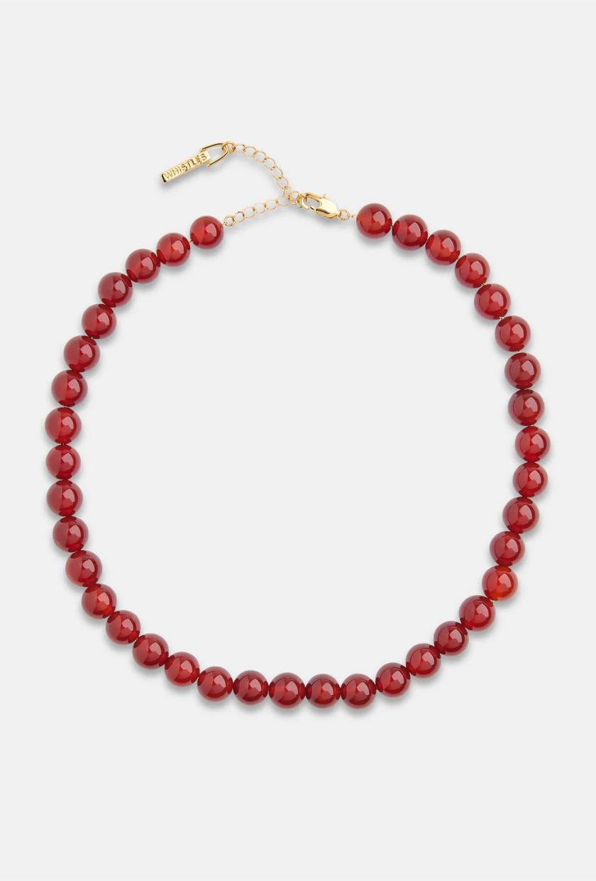 An image of a bubble necklace trend.