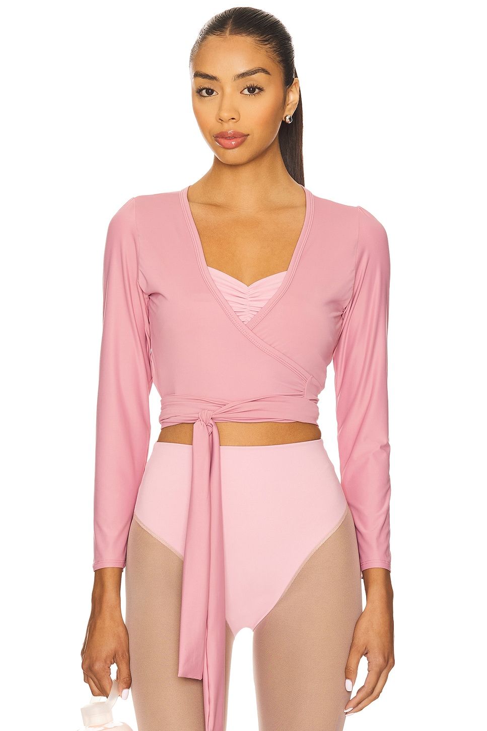 Sage Wrap Top