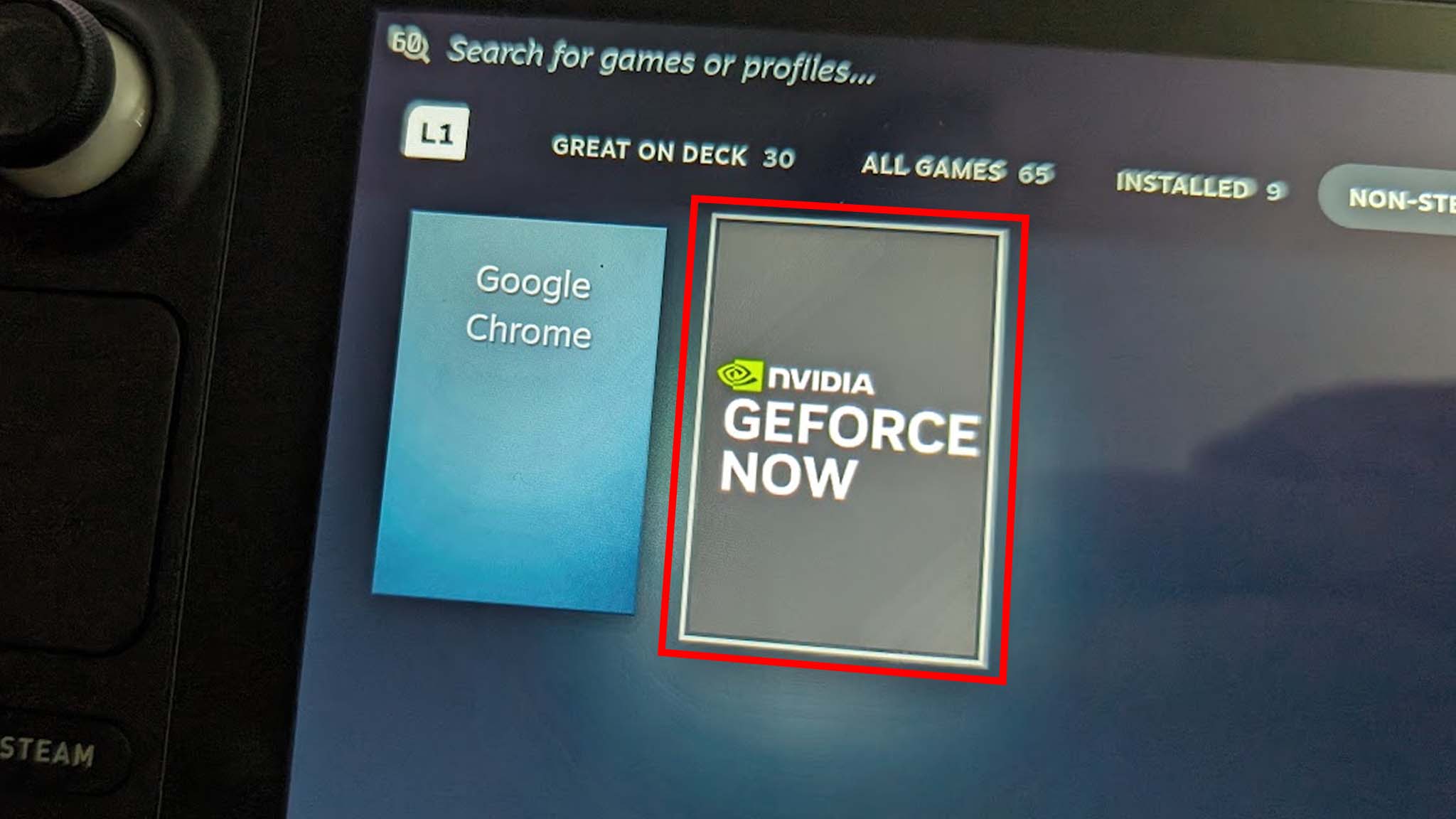 Как настроить NVIDIA GeForce NOW на Steam Deck