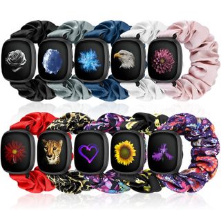 Huamanlou Scrunchie Watch Band for Fitbit