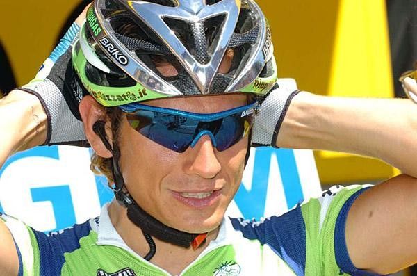 Stage five winner Pozzato (Liquigas)