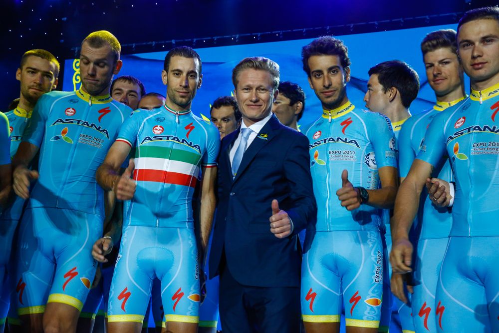 Alexander Vinokourov and 2016 Astana team