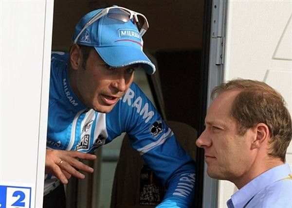 Erik Zabel in his last major race recalls his career to Christian Prudhomme/