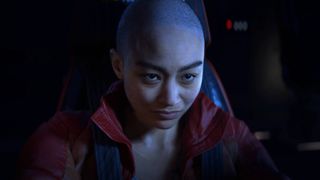 Protagonist Jordan in a screenshot from the reveal trailer for Intergalactic: The Heretic Prophet.