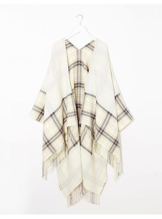 ASOS reversible cape with check panel, £25