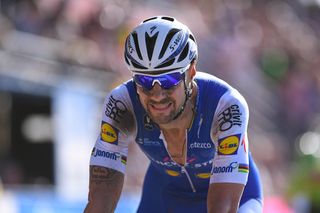 Tom Boonen closing out his last Paris-Roubaix appearance.