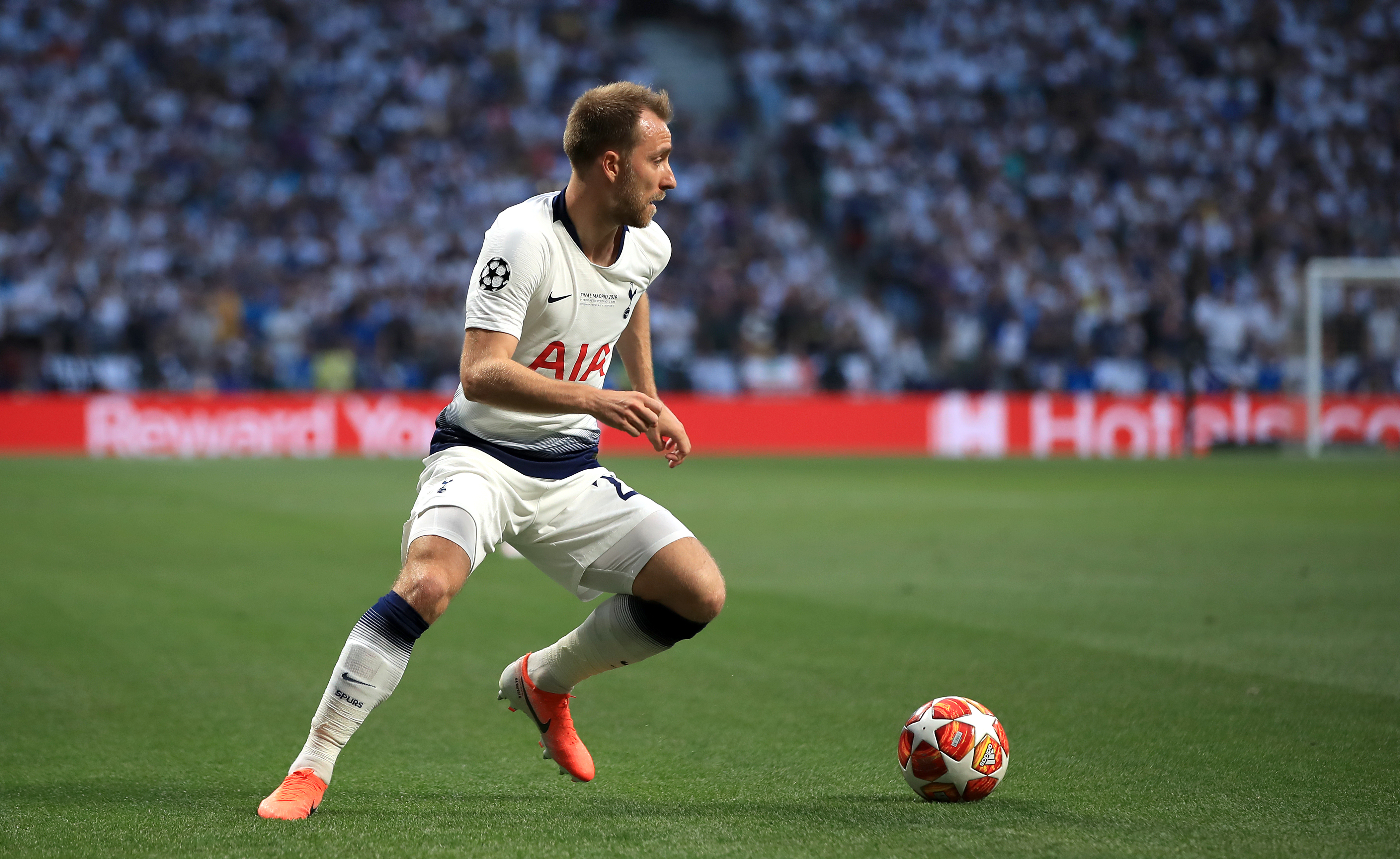 Eriksen was a mainstay of the Tottenham team that challenged for the Premier League and Champions League
