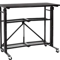Amazon Basics Foldable Standing Computer Desk with adjustable height: $134.69$102.40 at Amazon