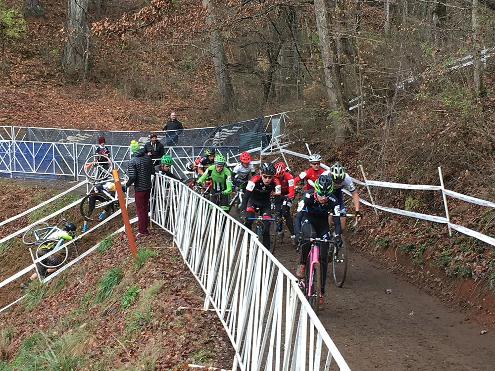 Junior men struggle with the new run-up