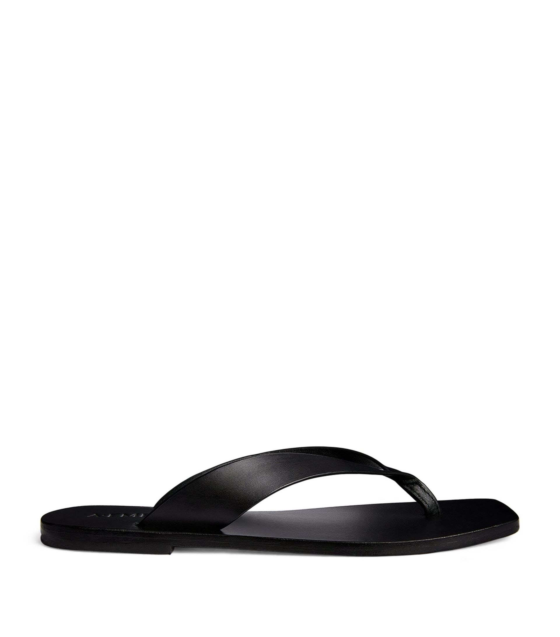 Womens A.emery Black Leather Kinto Flip Flops | Harrods Uk