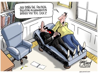 Political Cartoon U.S. Trump Administration Washington DC