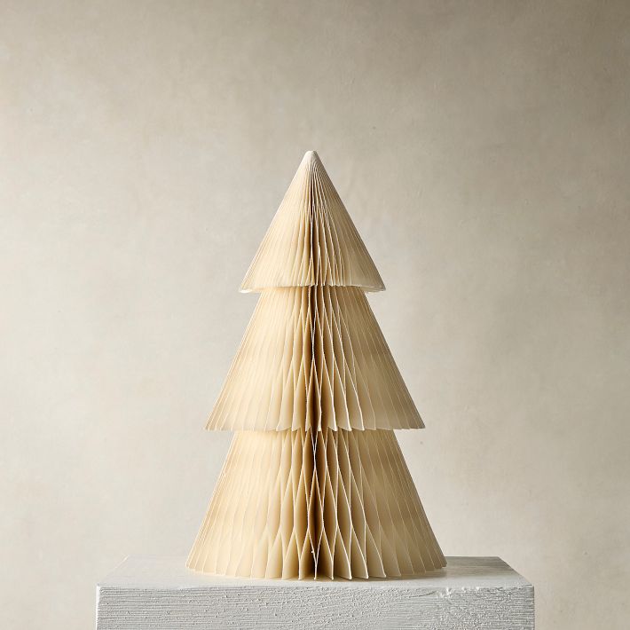 Neutral Decorative Paper Tabletop Trees