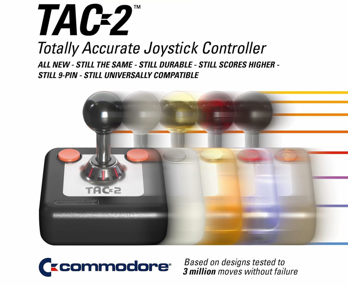 Commodore re-releases TAC-2 joystick after 40 years