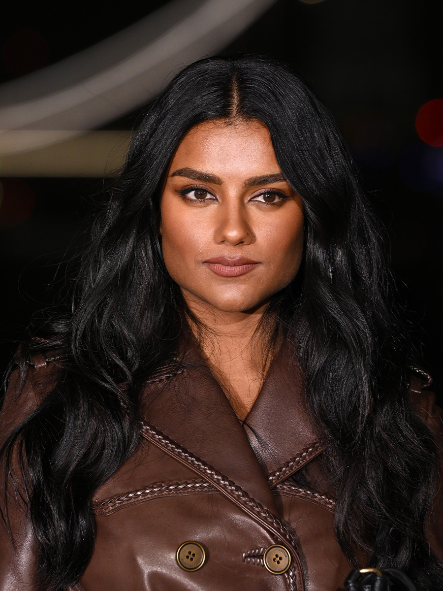 Simone Ashley attends the Burberry show during London Fashion Week February 2026