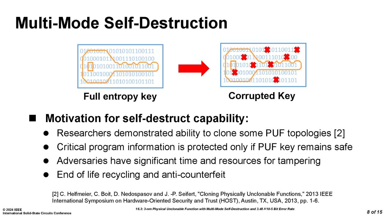 self destructing