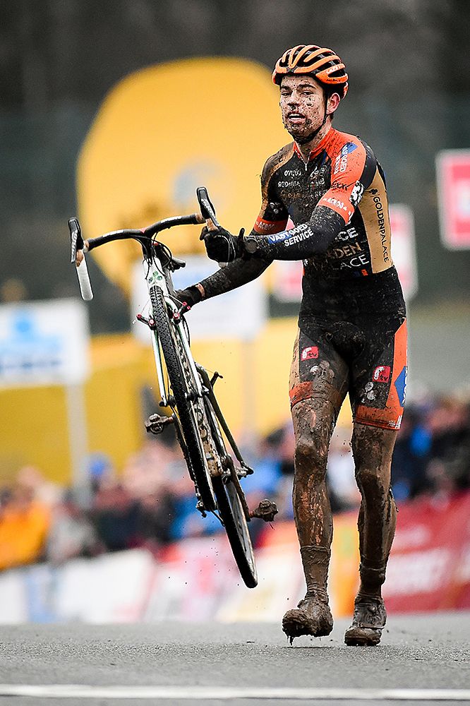Wout Van Aert (Vastgoedservice-Golden Palace) wins Superprestige Francorchamps