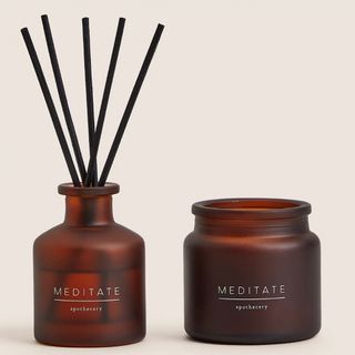 Mini diffuser and scented candle set