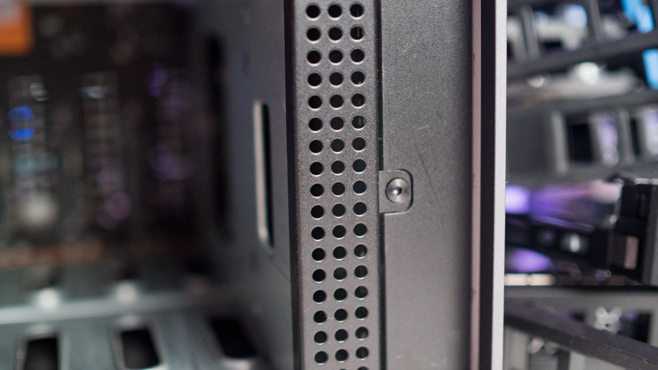 M.2 drive bay on the ZimaCube NAS