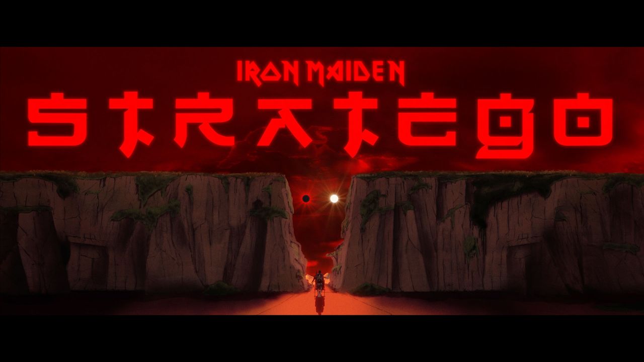 Stills from Iron Maidens new video Stratego
