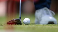 Can you tee your ball up on mud?