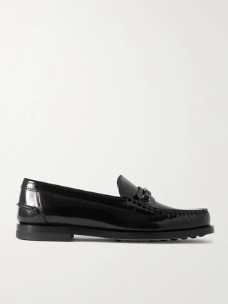 Iniez Embellished Leather Loafers