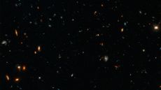A Hubble Space Telescope image of the host galaxy of an exceptionally powerful fast radio burst, FRB 20220610A.