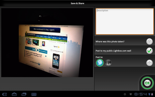 Tablet Upload Screen