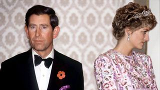 Prince Charles And Princess Diana On Their Last Official Trip Together - A Visit To The Republic Of Korea (south Korea).they Are Attending A Presidential Banquet At The Blue House In Seoul