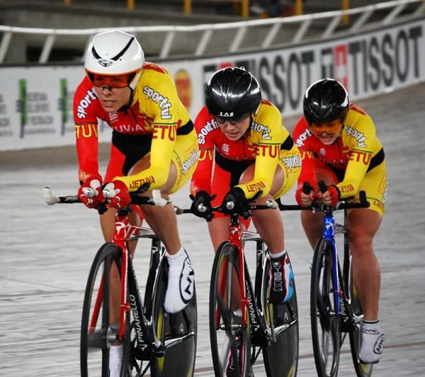 Lithuania qualified third in the women's team pursuit and will face off against Cuba for a bronze medal.