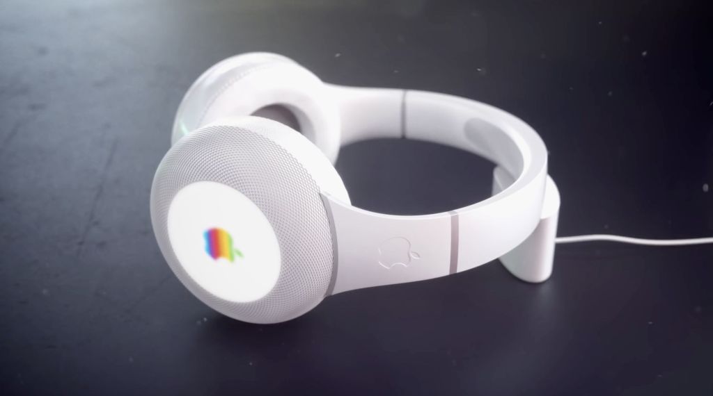 Apple headphones render