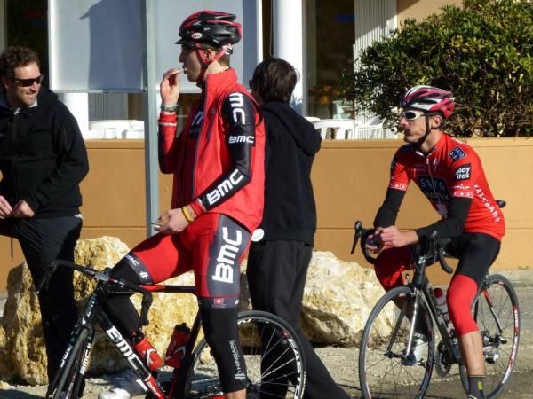 Taylor Phinney stocks up the reserves with an energy gel