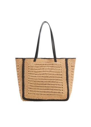 Natural Fiber Shopper Bag - Women