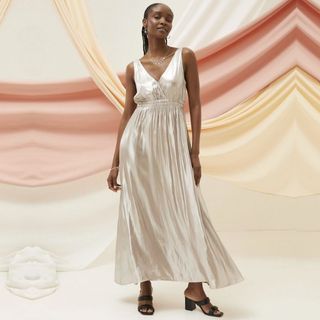 M&S metallic dress