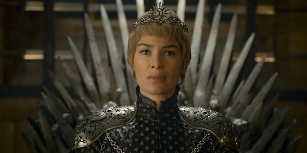 Cersei on the Iron Throne