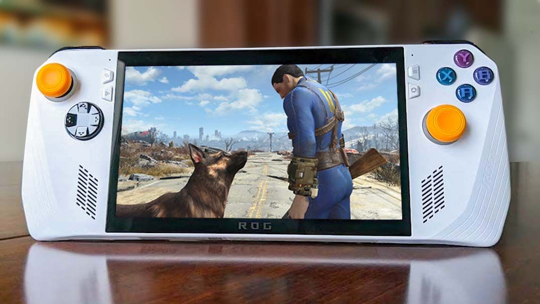 Fallout 4 on ROG Ally. 