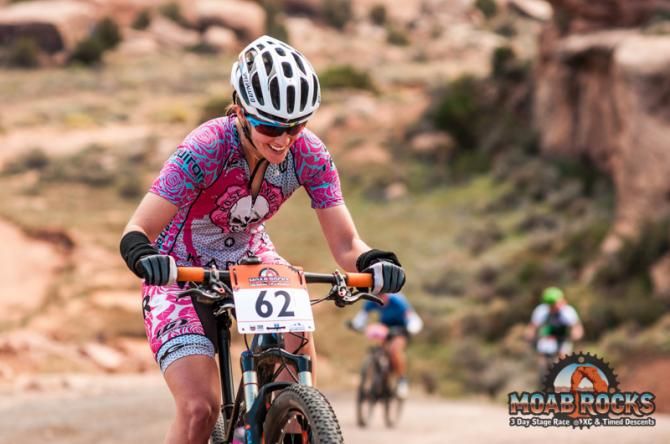 Kate Aardal on her way to winning