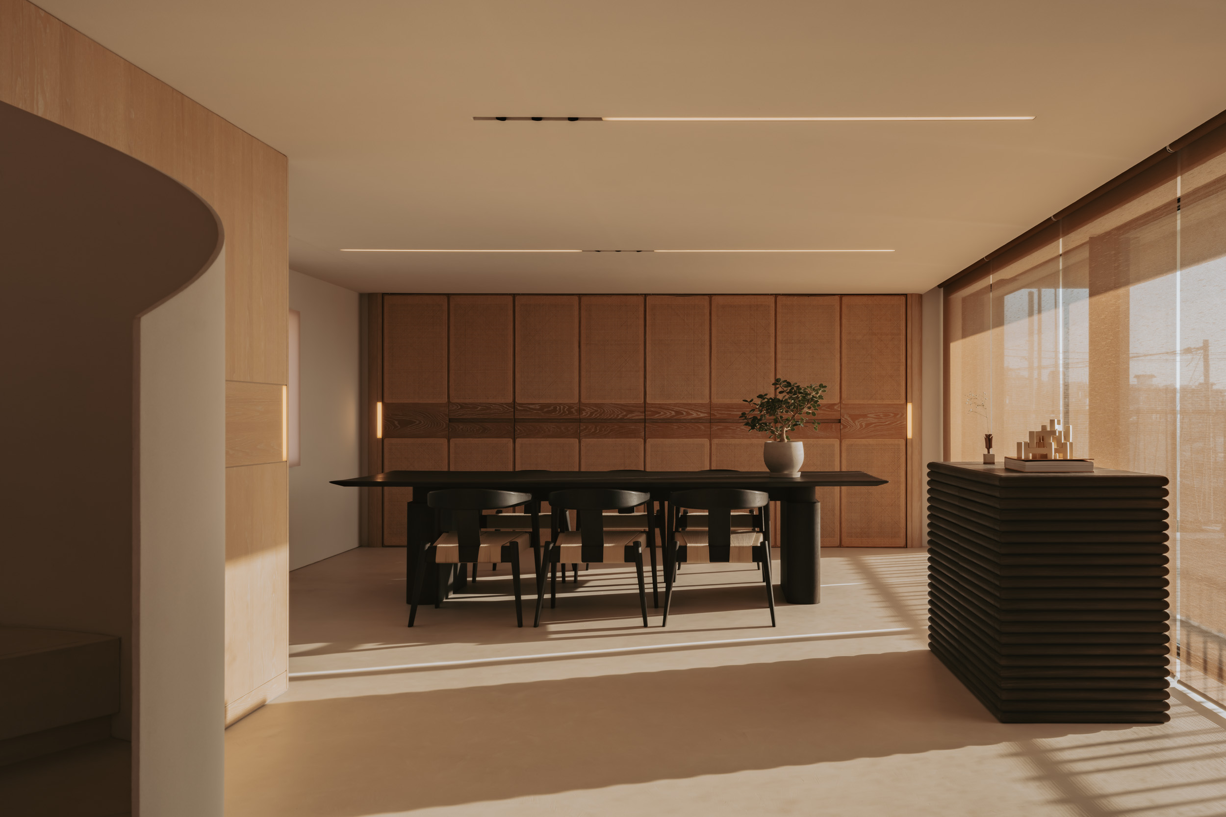 Lulla House, a Kamakura house overlooking the ocean through minimalist interiors