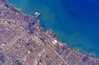Soldier Field from ISS