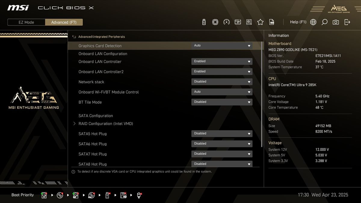 MSI Z890 Godlike