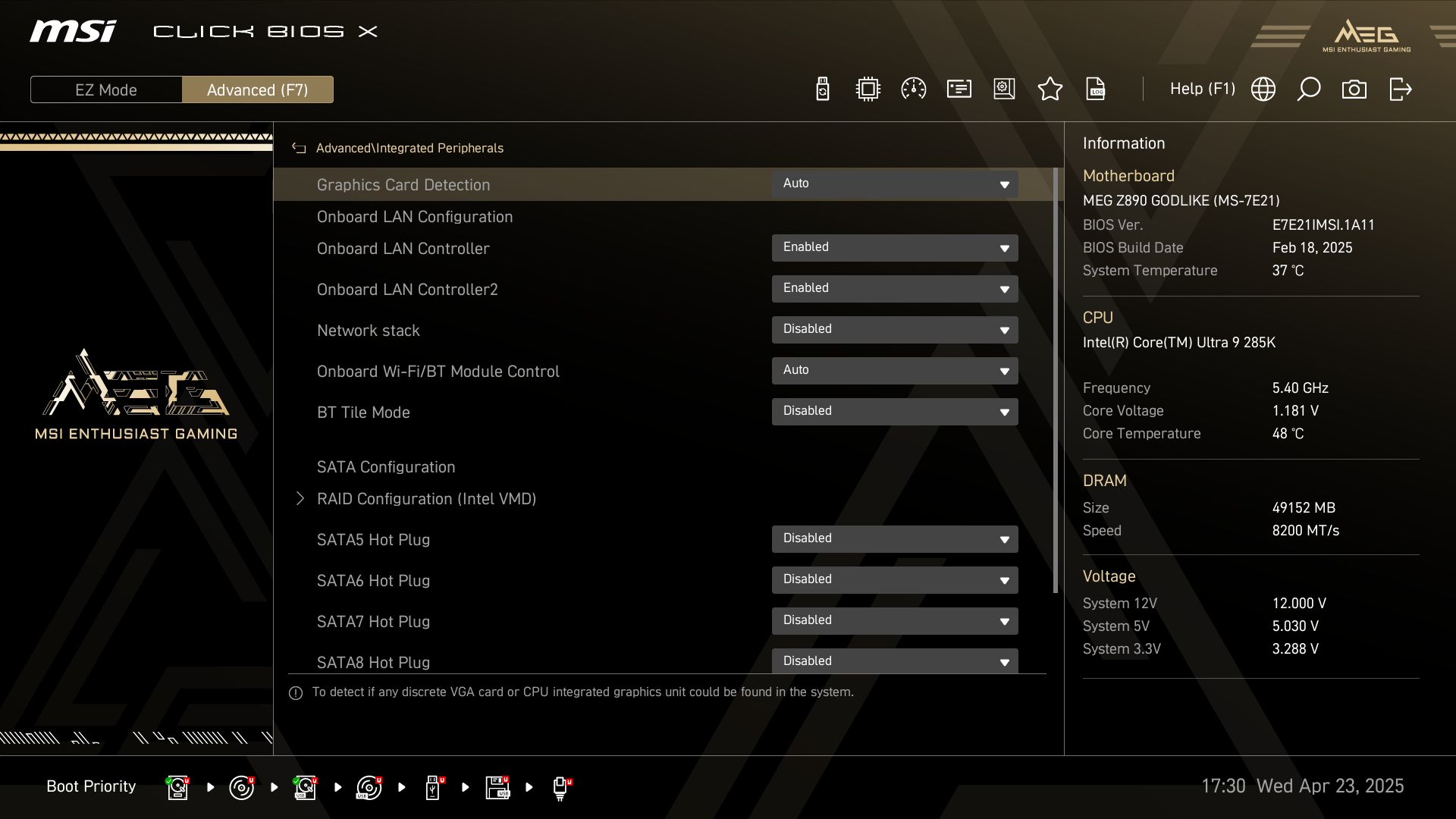 MSI Z890 Godlike