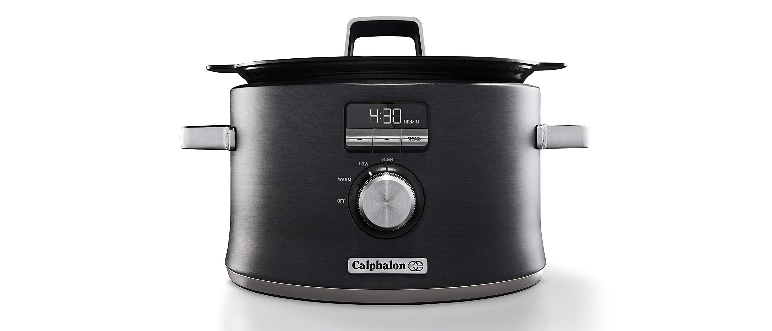 Digital Sauté Slow Cooker, Dark Stainless Steel