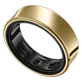 Render of the titanium gold Samsung Galaxy Ring