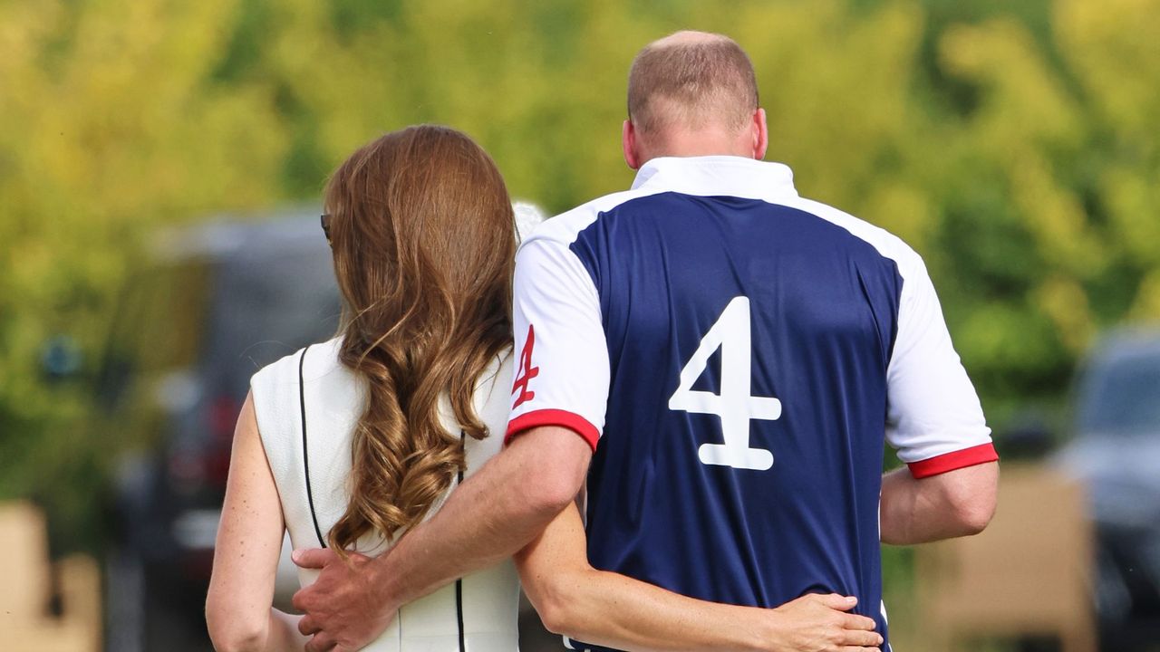 The Prince and Princess of Wales attend the Royal Charity Polo Cup 2022