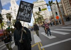 Calexit protest in California.