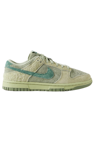 Dunk Low Brushed-Suede Sneakers