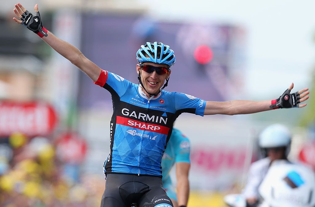 Garmin-Sharp&rsquo;s Dan Martin wins stage 9 of the 2013 Tour de France in Bagn&egrave;res-de-Bigorre