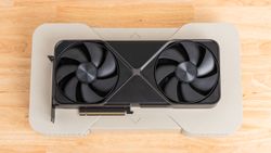 A GeForce RTX 5090 graphics card