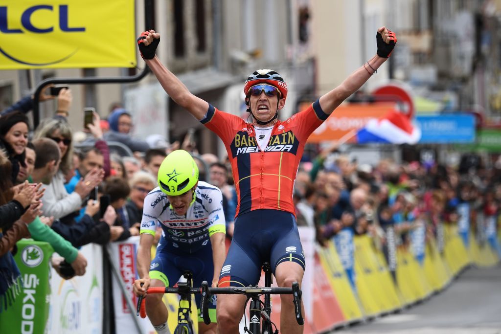Dylan Teuns (Bahrain-Merida) wins stage 2