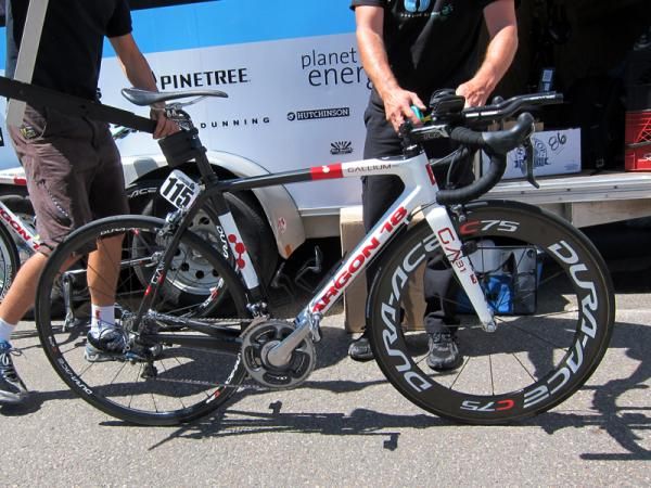 Spidertech-C10 riders used a mix of time trial and hybrid setups for stage 3.