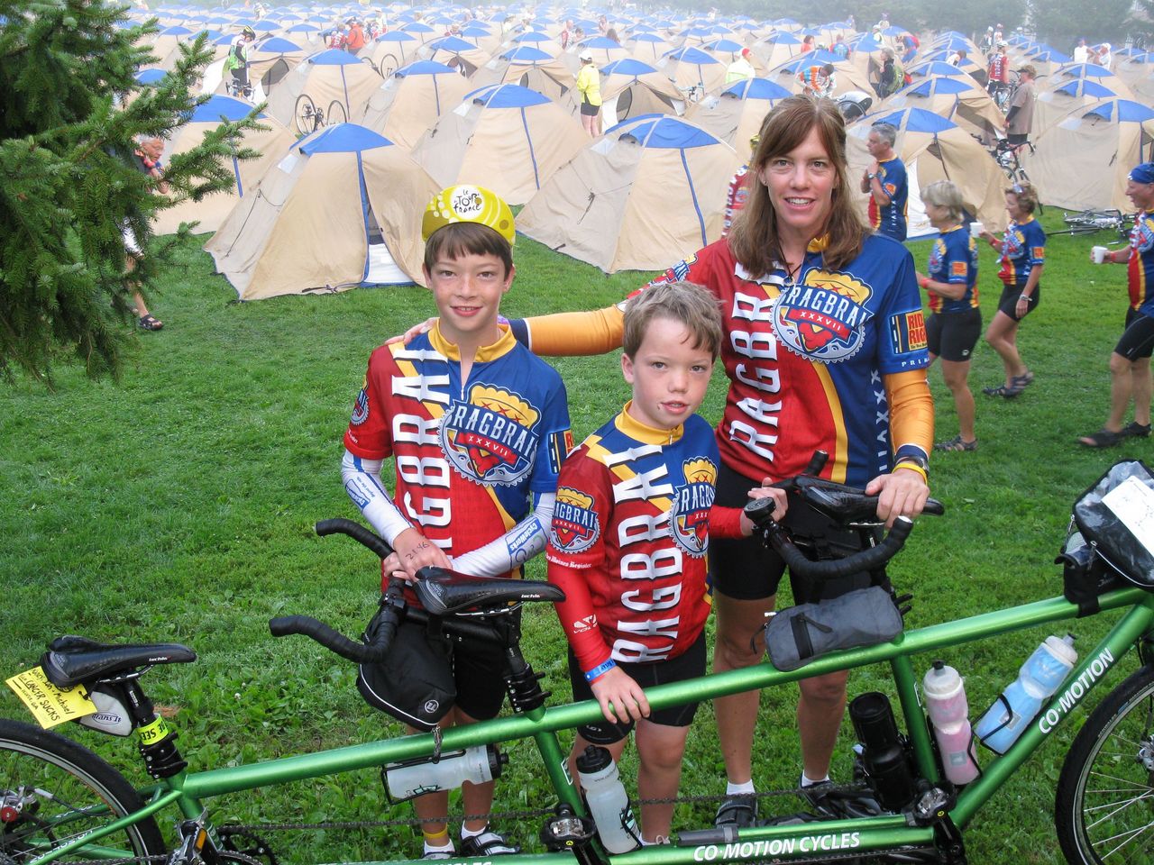 Garrison Family at 2009 RAGBRAI
